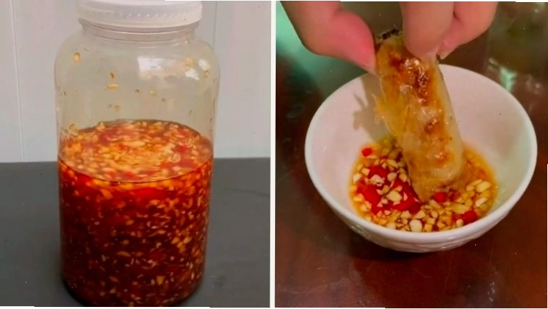 Bảo quản nước mắm chua ngọt trong hũ thủy tinh