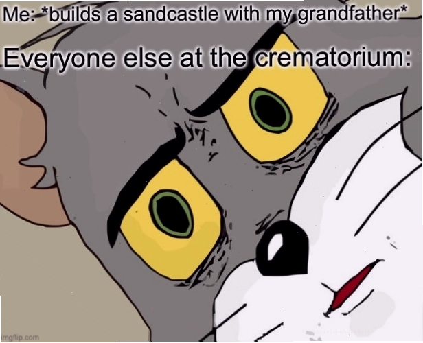 Biểu cảm bất ngờ của Tom trong meme