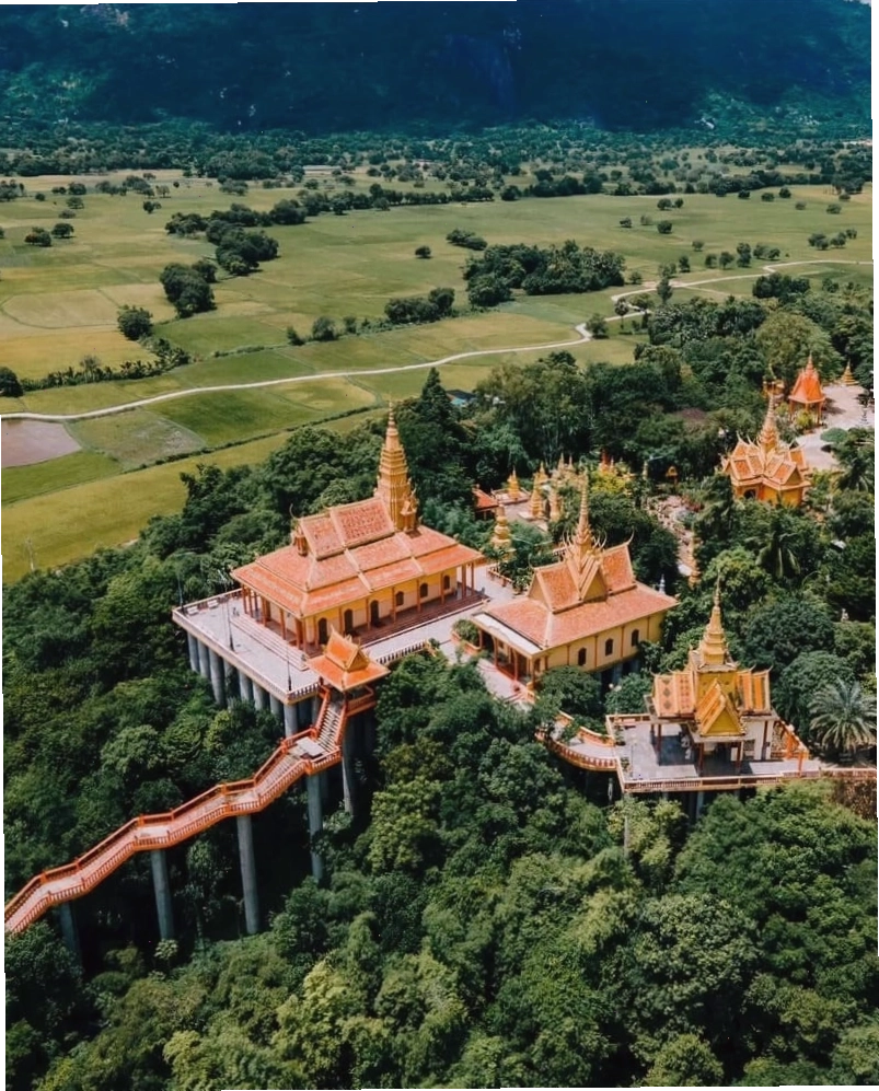 Búng Bình Thiên nhìn từ trên cao