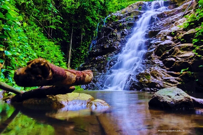 Cảnh quan Hồ Tà Pạ ở An Giang