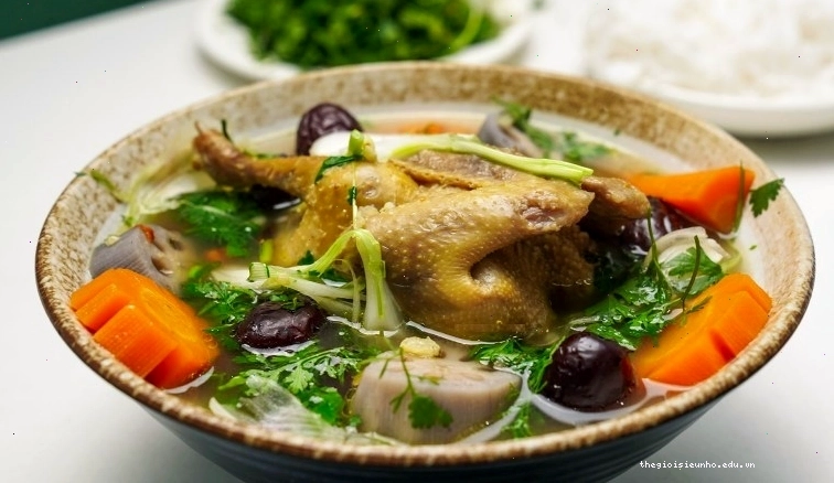 Chim bồ câu hầm thuốc bắc giàu dinh dưỡng