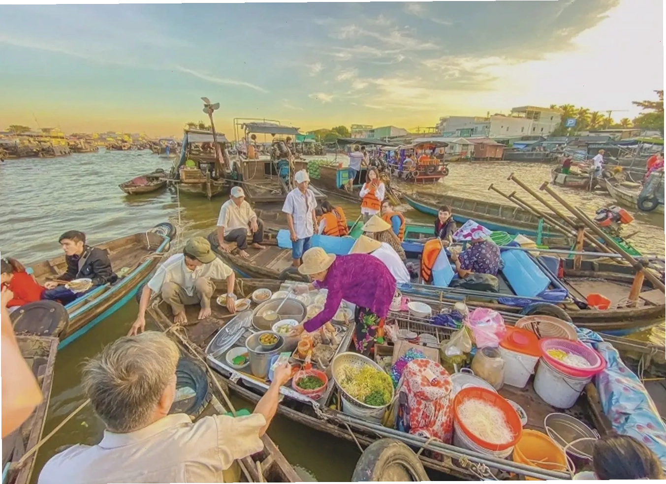 Chợ nổi Cái Răng - Nét văn hóa sông nước miền Tây