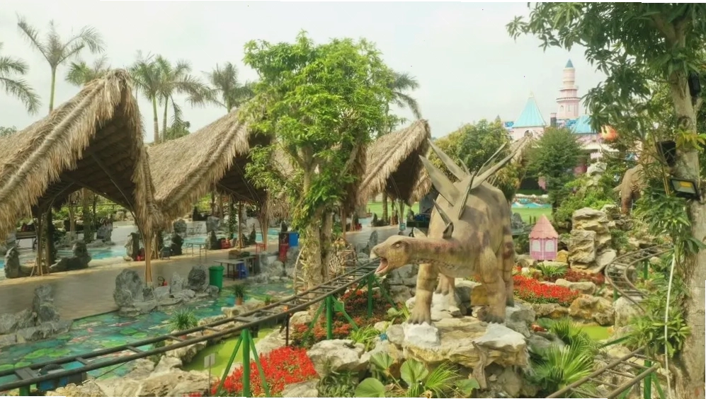 Công viên khủng long Ninh Bình mô phỏng thế giới khủng long