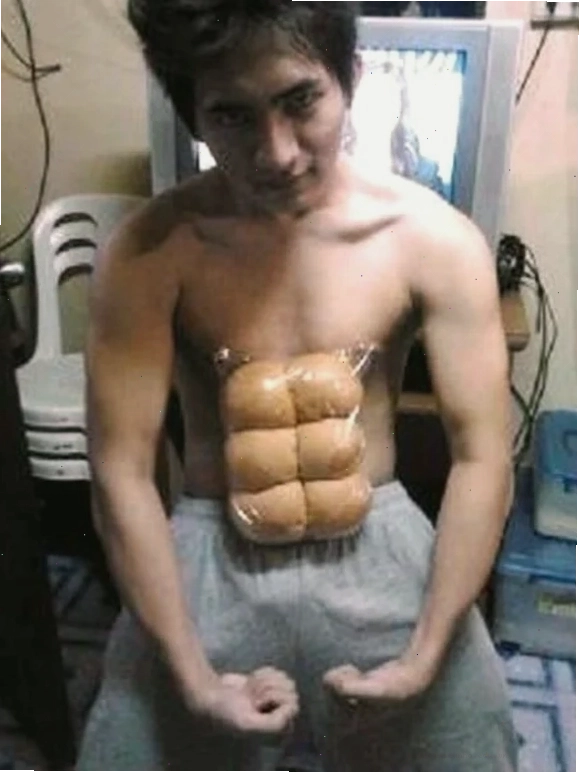 Cười sảng khoái với meme 6 múi