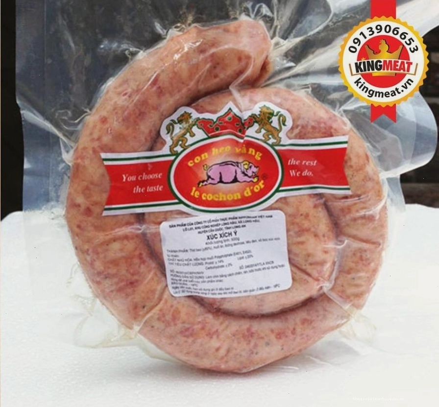 Cuộn xúc xích cay