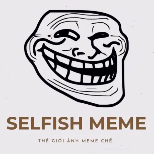 Hình ảnh chú chó với nụ cười nhếch mép đặc trưng, biểu cảm "meme" rõ rệt