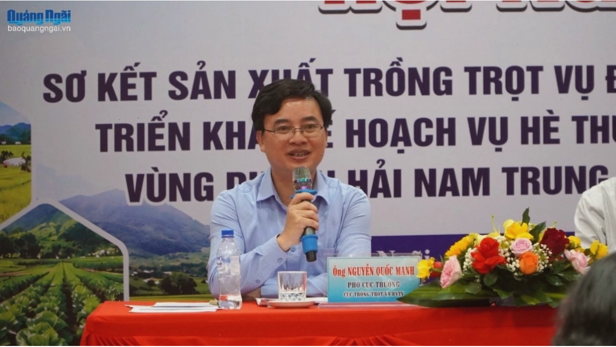 Hội nghị sơ kết sản xuất trồng trọt, triển khai kế hoạch vụ hè thu năm 2026