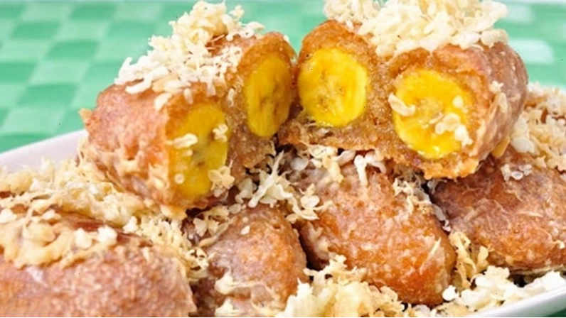 Khao Mao Tod – Bánh chuối Thái Lan