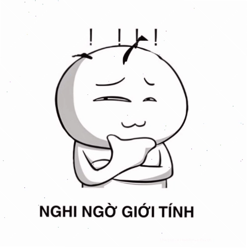 Khuôn mặt biểu cảm của một meme nghi ngờ