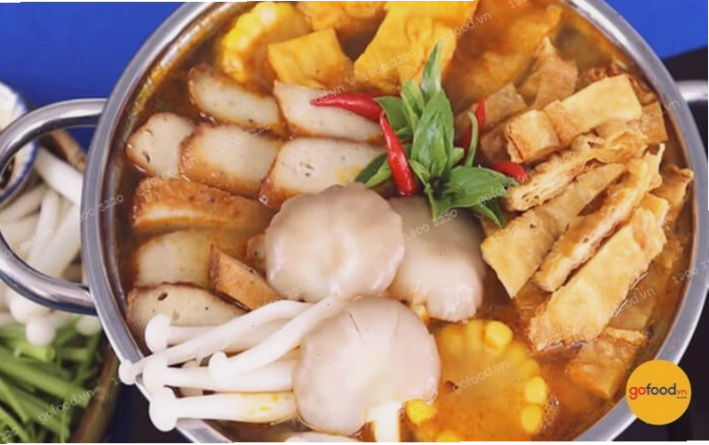 Lẩu nấm thái chay chua cay