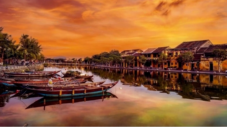 Mẫu tranh in về phong cảnh núi tuyết hùng vĩ