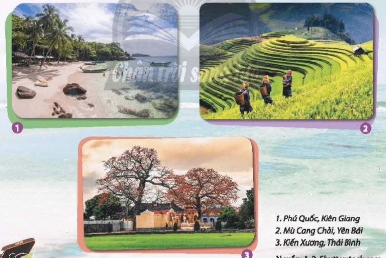 Mẫu tranh phong cảnh quê em với cây đa, giếng nước và mái đình