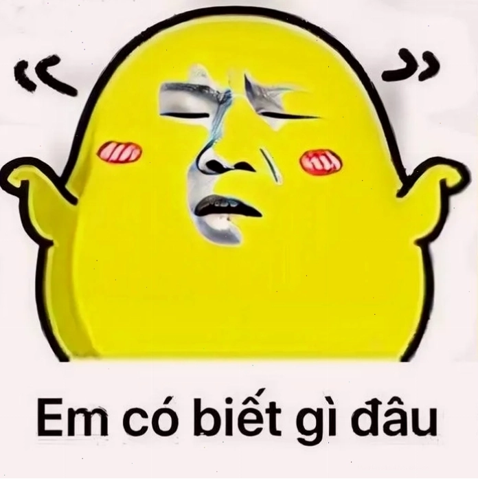 Meme ai biết gì đâu cực hài hước