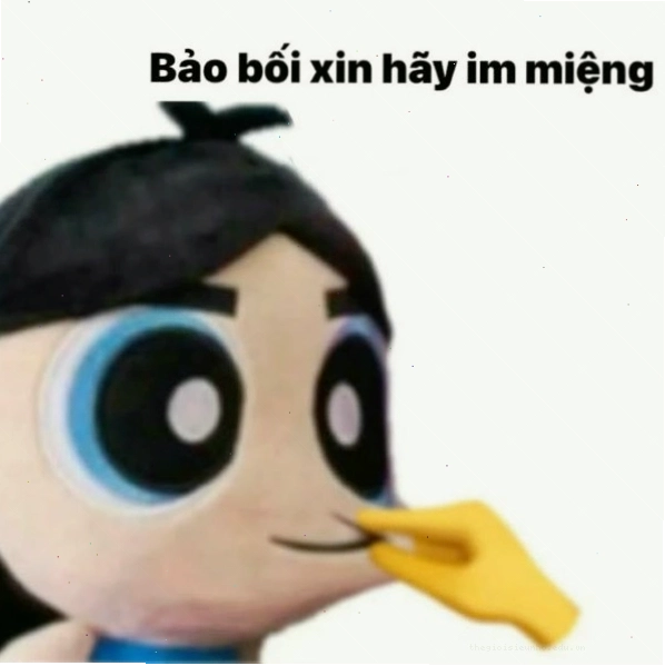 Meme bịt miệng hài hước của chú chó