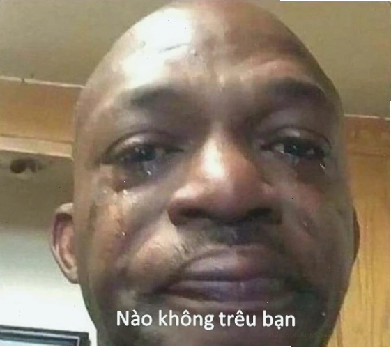 Meme buồn anh da đen với ánh mắt xa xăm