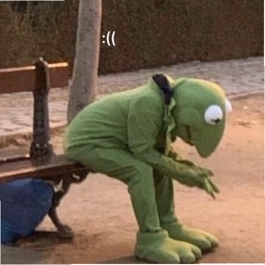Meme buồn rầu với hình ảnh người ngồi một mình