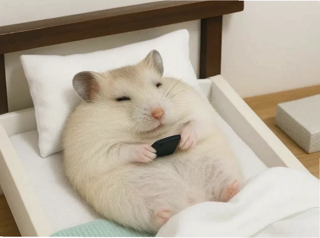 Meme chuột hamster hài hước với khuôn mặt ngộ nghĩnh