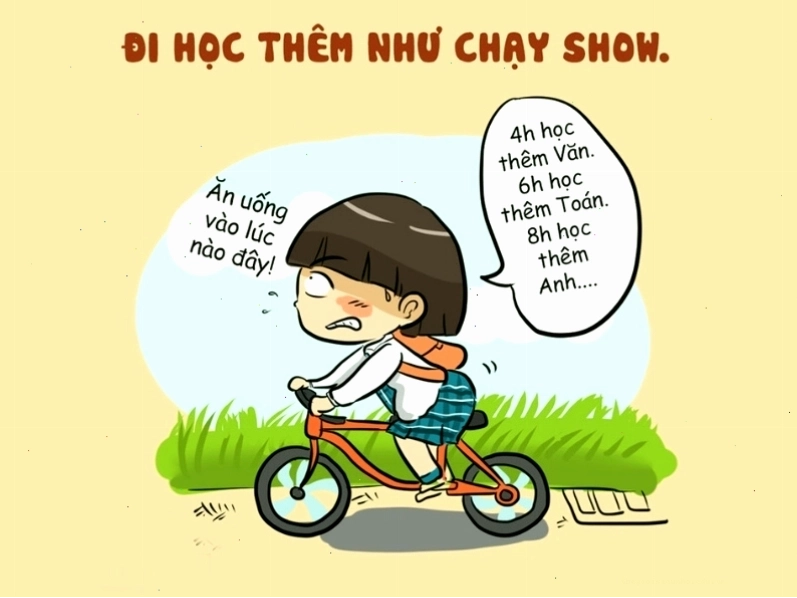 Meme hài hước đi học