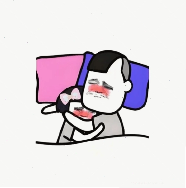 Meme ôm nhau ngủ thể hiện sự gắn bó