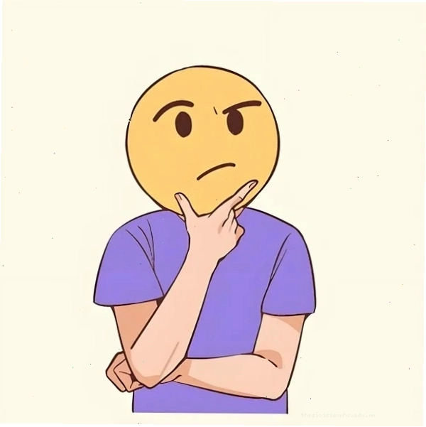 Meme thắc mắc 10 với vẻ mặt ngơ ngẩn