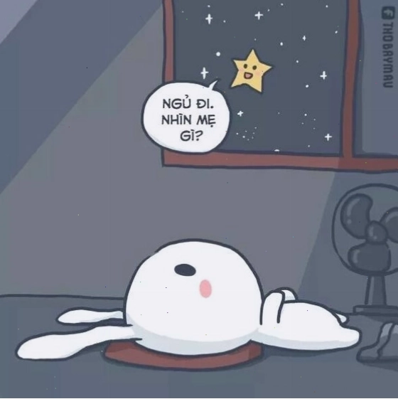 Meme thỏ bảy màu thể hiện sự tức giận