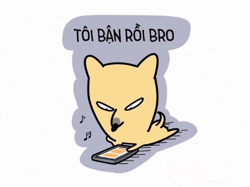 Meme "Tôi bận rồi bro" thể hiện sự từ chối khéo léo
