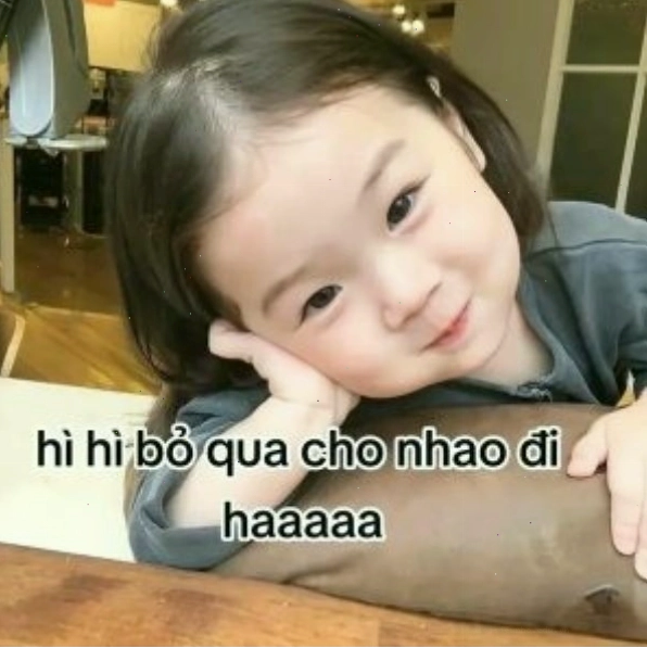 Meme xin chào dễ thương