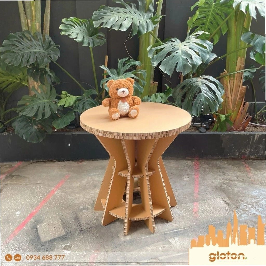 Mô hình bàn tròn trang trí nội thất