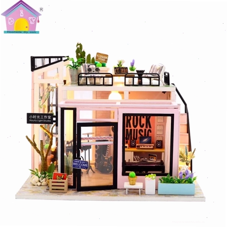Mô hình nhà mini bằng giấy với kiến trúc độc đáo