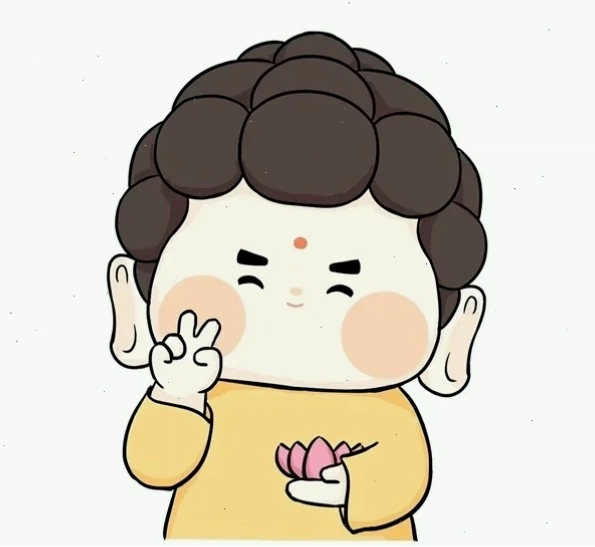 Mô phật meme thể hiện sự suy tư