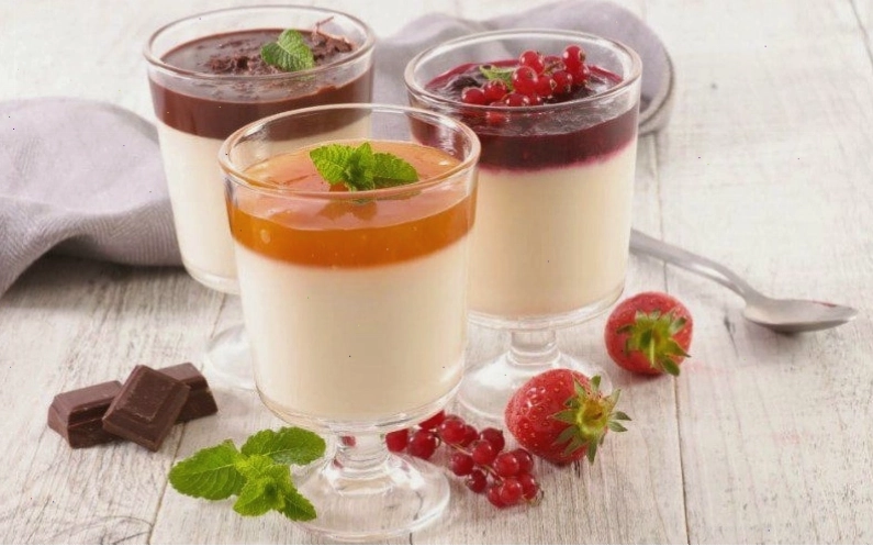 Một số loại panna cotta được ưa chuộng hiện nay