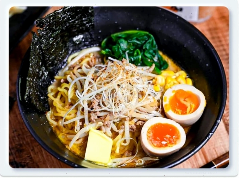 Một tô mì Ramen Miso hấp dẫn, minh chứng cho sự đa dạng của các loại ramen Nhật Bản