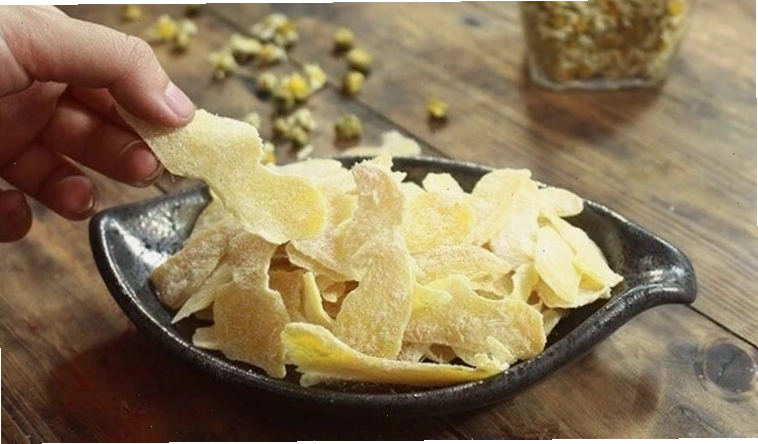 Mứt gừng vàng óng, cay ấm và thơm lừng