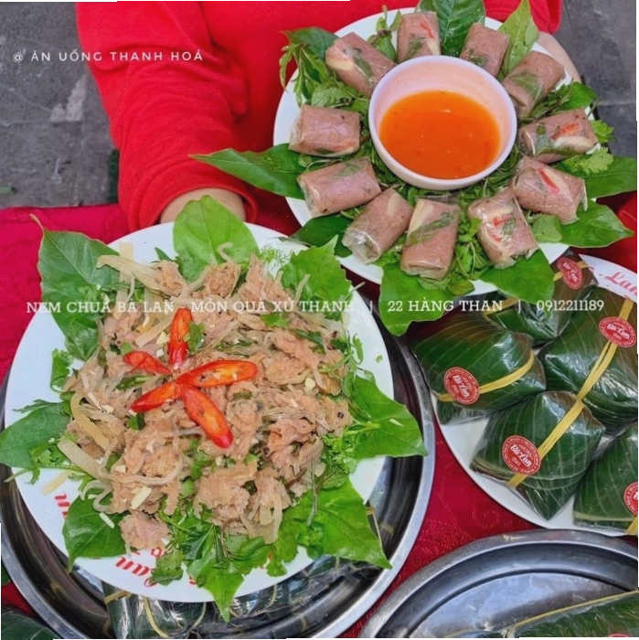 Nem chua Bà Lan mang đậm hương vị đặc trưng của xứ Thanh