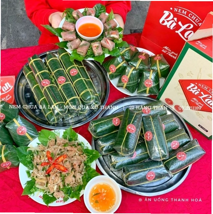 Nem chua Bà Lan - Món quà ý nghĩa từ xứ Thanh