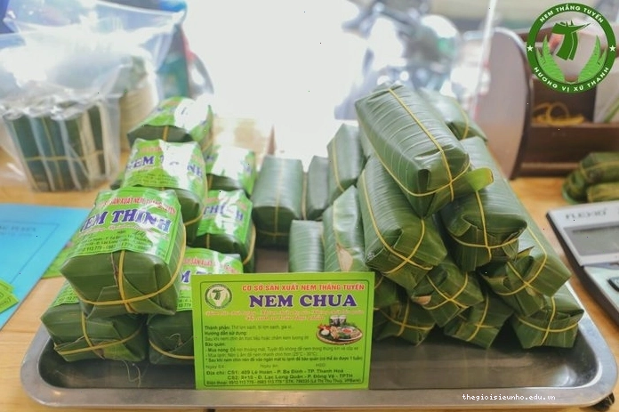 Nem chua sạch Thắng Tuyến với hương vị đậm đà khó quên