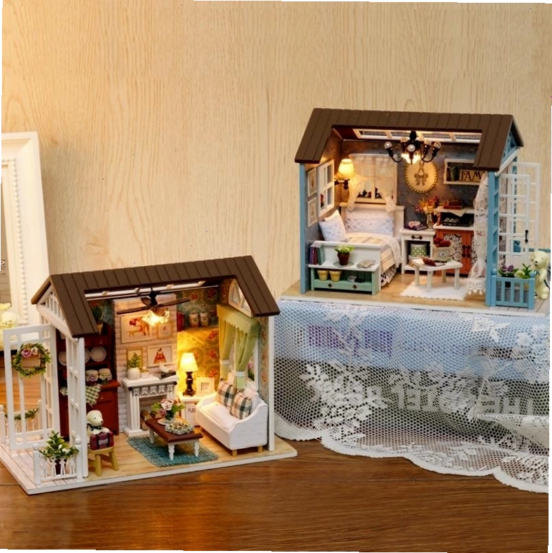 Nhà Gỗ Mini DIY – Mô Hình Lắp Ráp Thủ Công 3D