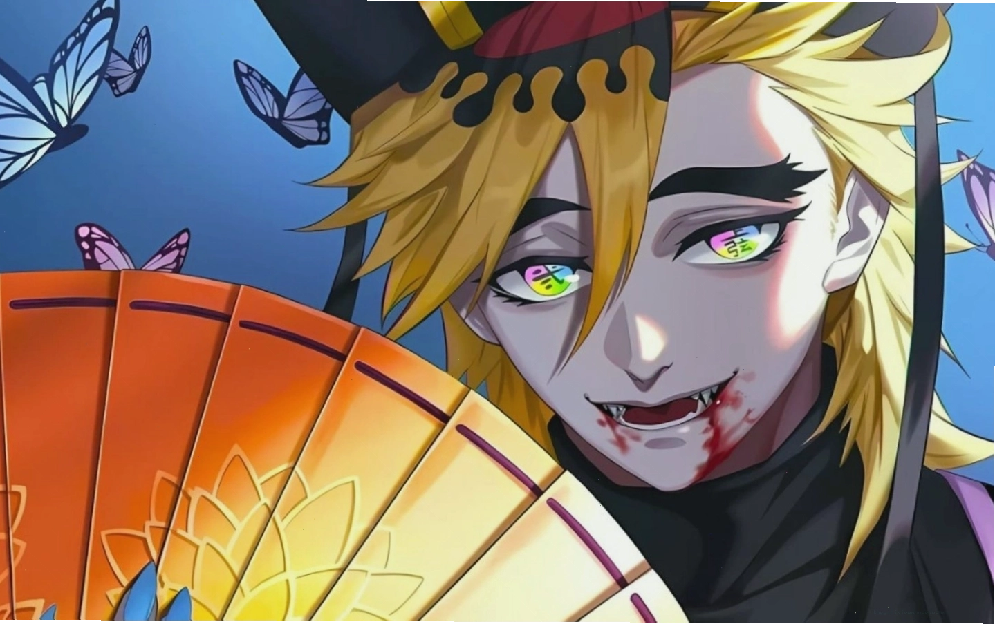 Nhân vật anime ngầu giữa khung cảnh thành phố về đêm