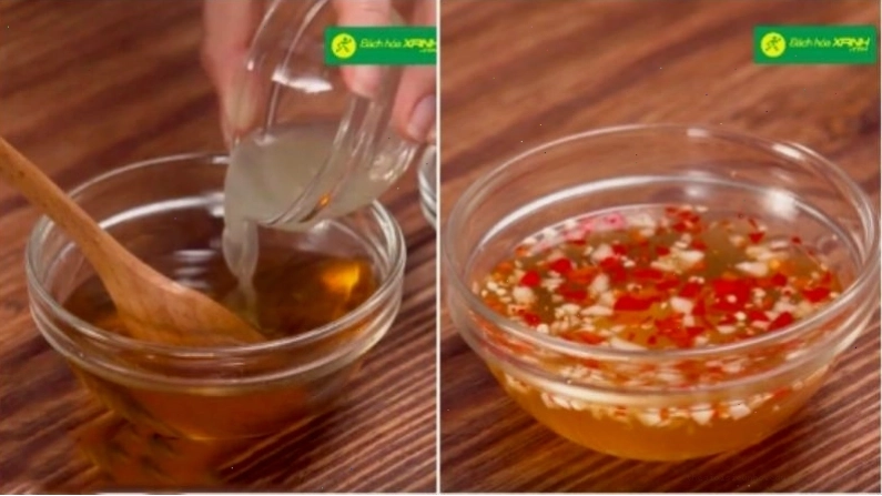 Pha nước mắm chua ngọt theo tỉ lệ chuẩn