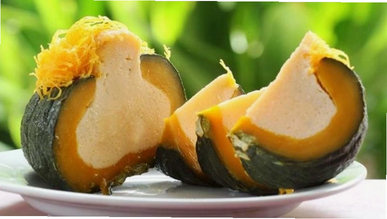 Sang Kaya Fug Tong - Bánh bí ngô Thái Lan