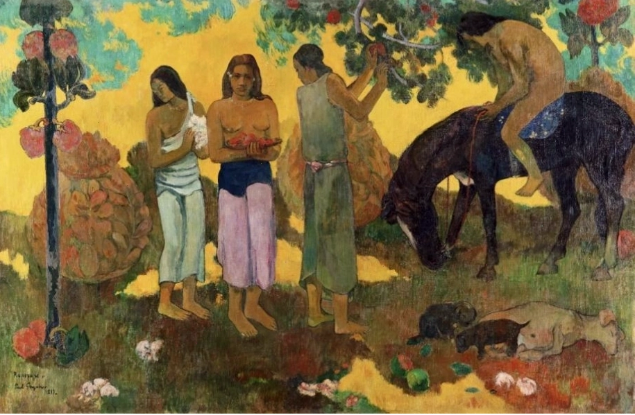 So sánh phong cách Gauguin với các họa sĩ Hậu Ấn tượng khác