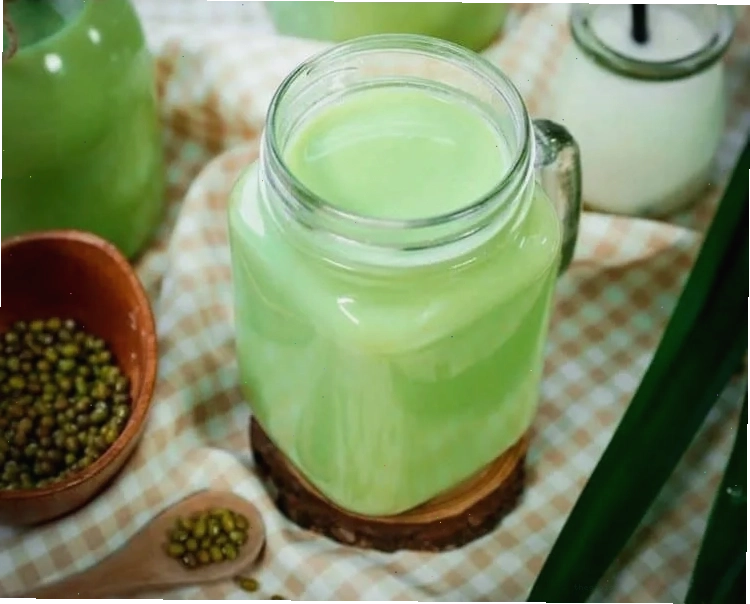 Sữa đậu xanh nước cốt dừa thơm béo