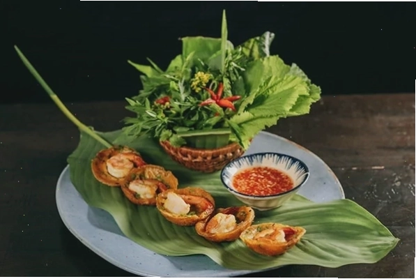 Thành phẩm bánh khọt miền tây giòn rụm