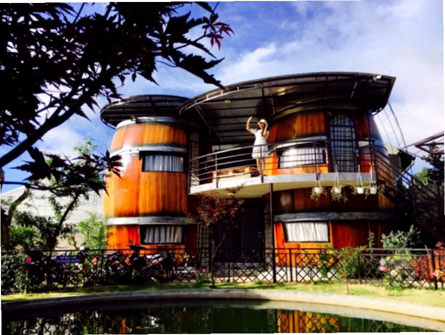 Thiết kế homestay sáng tạo lấy ý tưởng từ thùng ủ bia