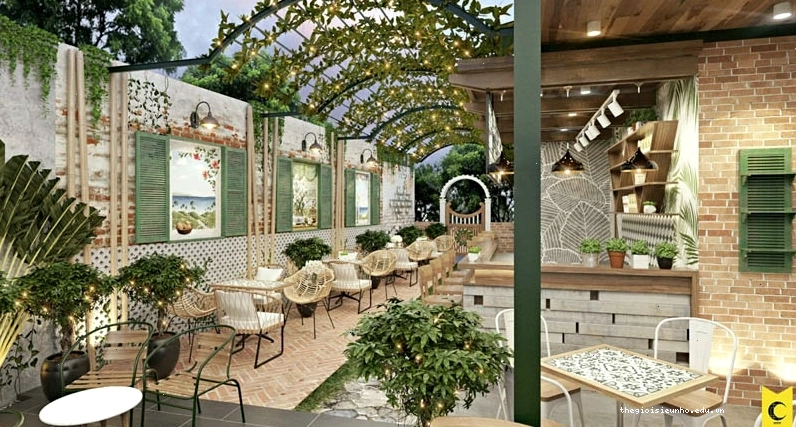 Tổng hợp những mẫu quán cafe sân vườn đẹp và ấn tượng