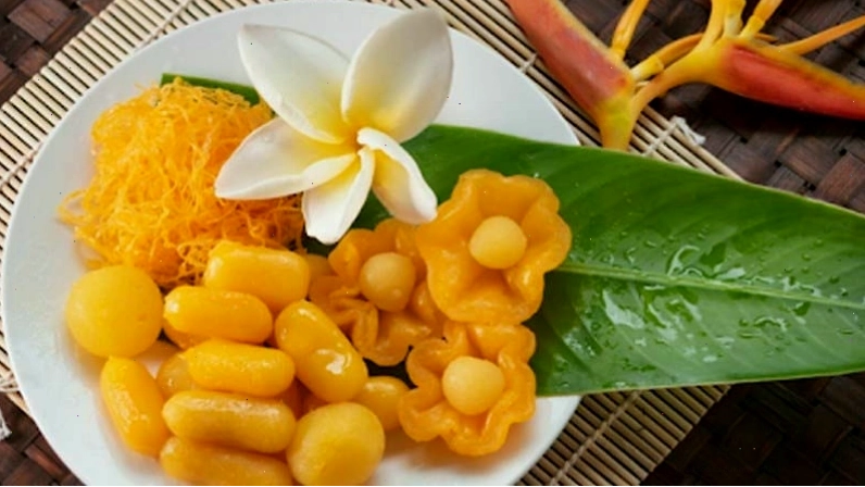 Tong Yip, Tong Yord, Foi Tong – Bánh trứng Thái Lan