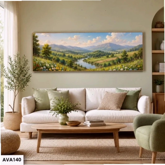 Tranh canvas thung lũng mộng mơ AVA140