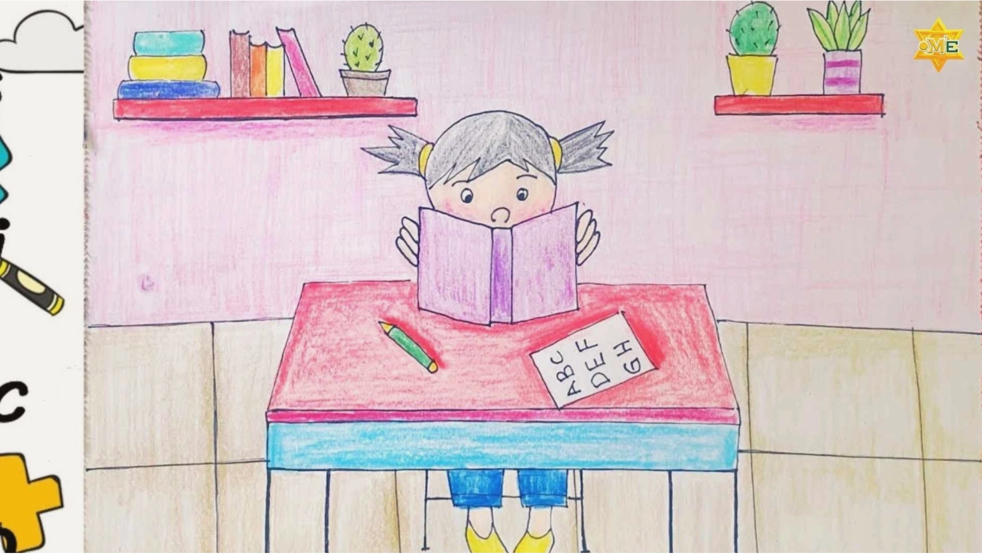 Tranh phong cảnh có sự kết hợp giữa núi, sông và con người