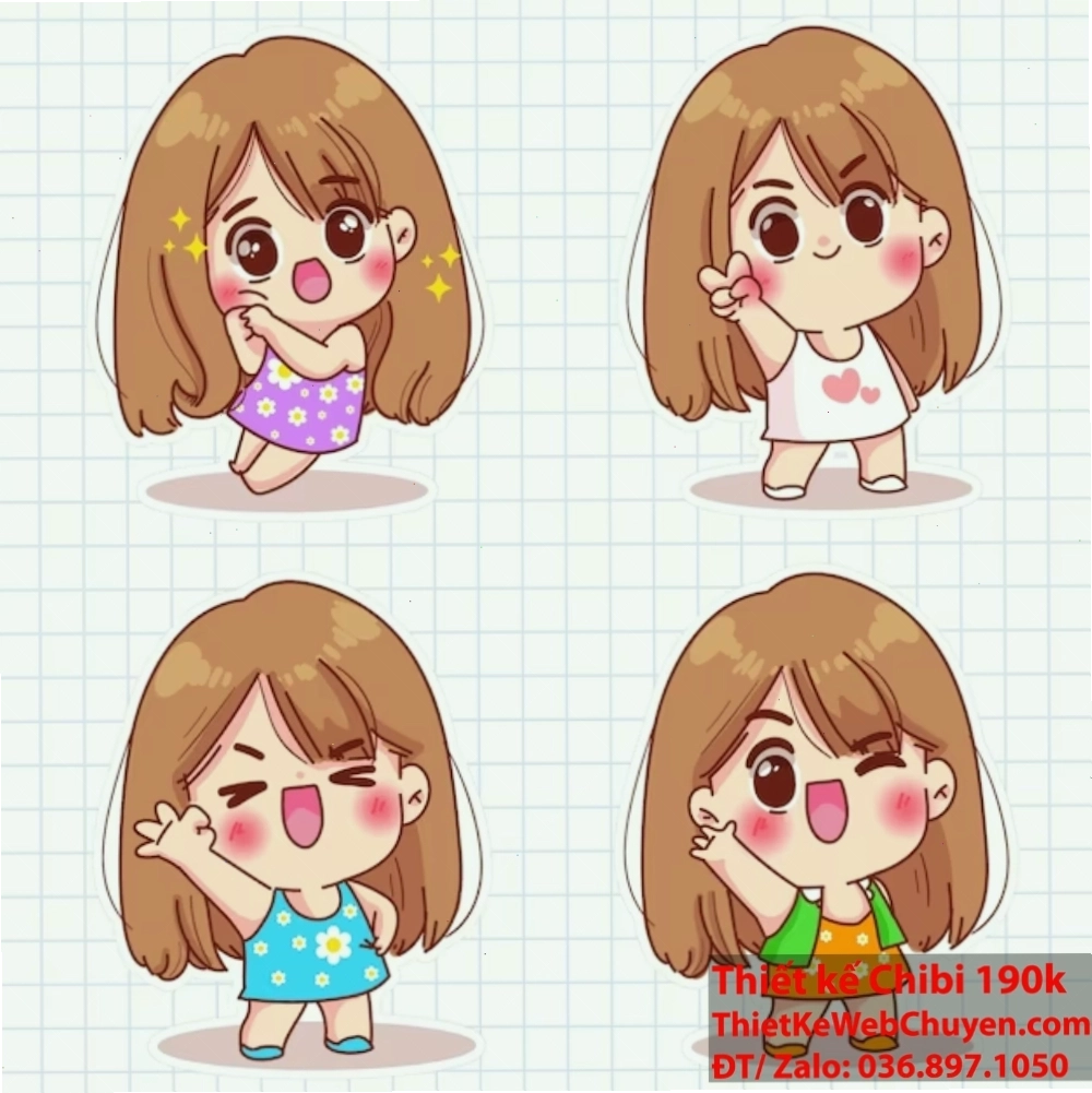 Nghệ thuật sống động và sự thăng trầm của Nhân vật Chibi