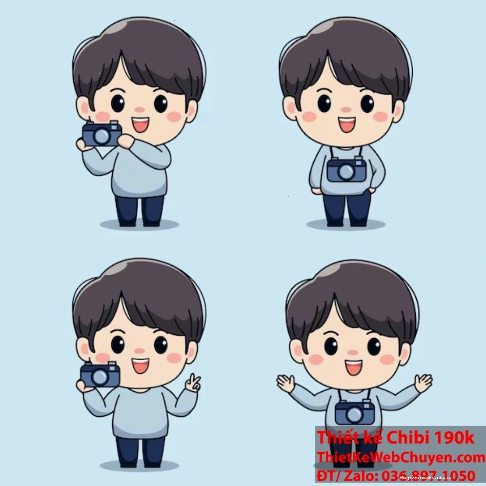 Sự đáng yêu của Nhân vật Chibi và tâm hồn nghệ sĩ